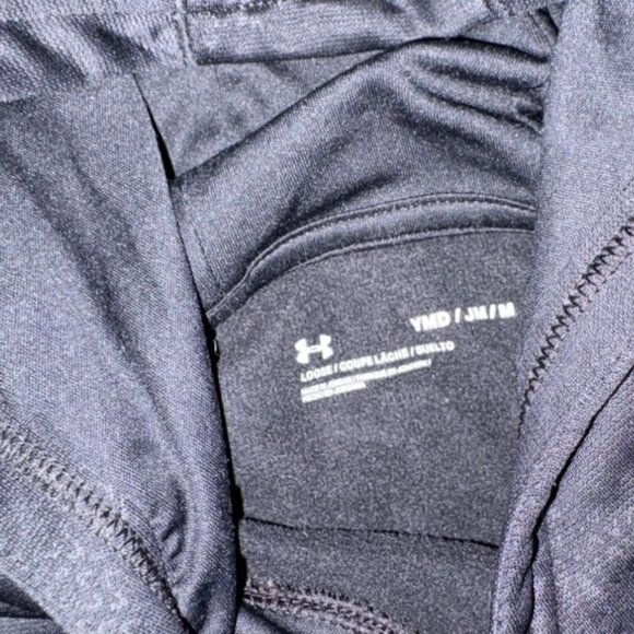 Under ArmourYouth Loose Fit Hoodie/Sweatshirt-Black-YM-GUC - Picture 4 of 5